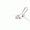 Fl�gelschraube f�r DV-Fu� SL (Farbe silber)